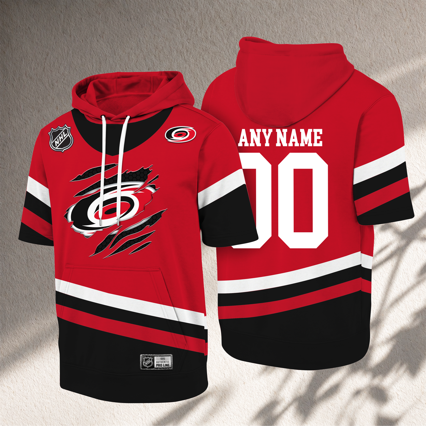 PREMIUM NHL X CH CRACK Short Sleeve Hoodie SHIRT NDT VHM 150526