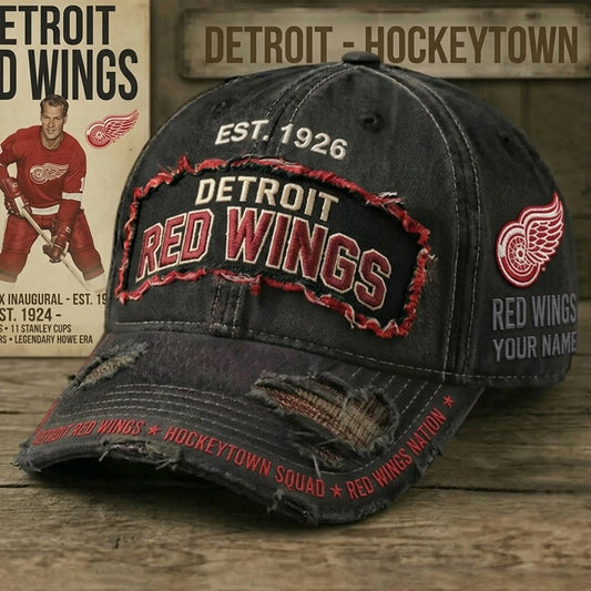 PREMIUM NHL X DRW Denim Washed Custom Name HAT NDT NHM 050526