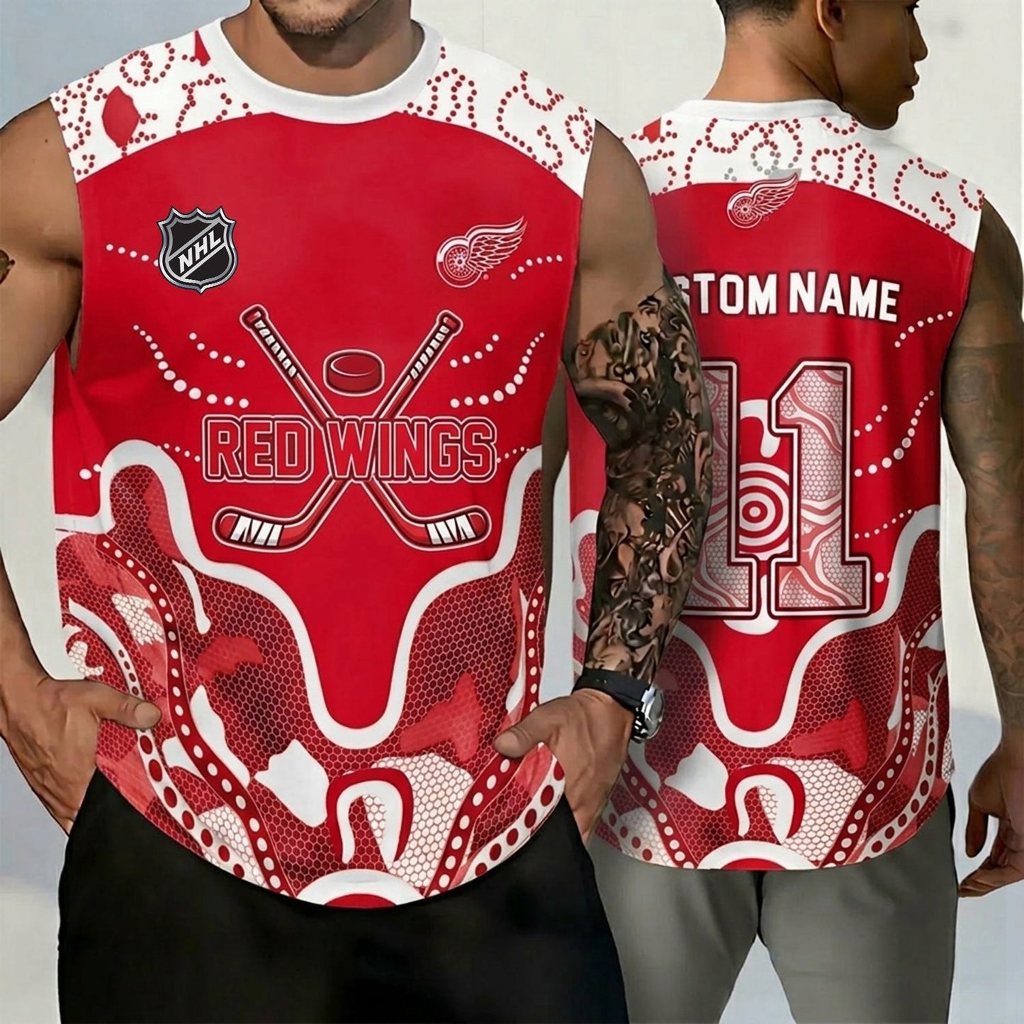 PREMIUM NHL X DRW Personalized Tank Top Limited Editions NDT NHM 160526