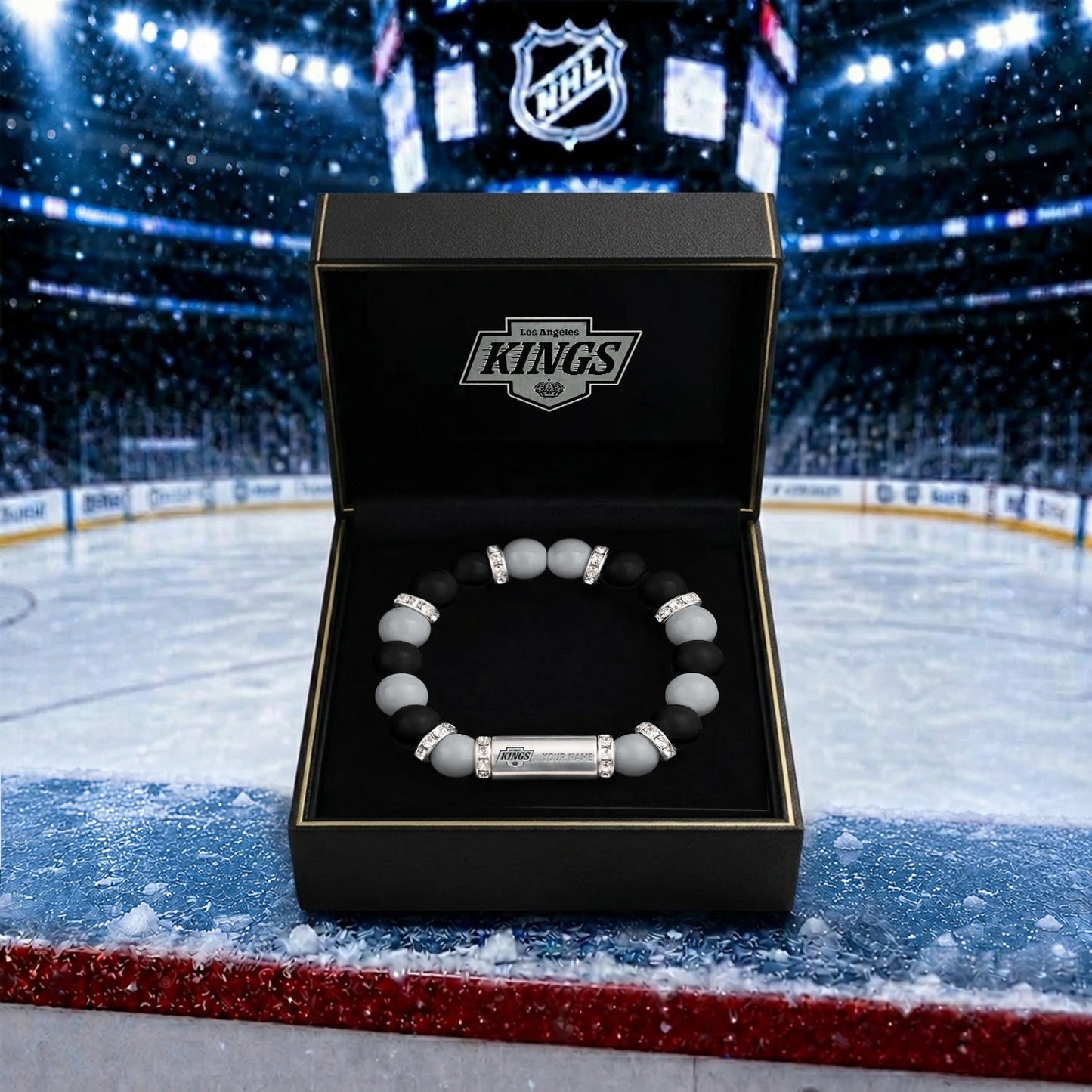 PREMIUM NHL X LAK Custom Name Handcrafted Lucky Energy Bracelet Gift For Fans - Limited Edition NDT NHM 270526