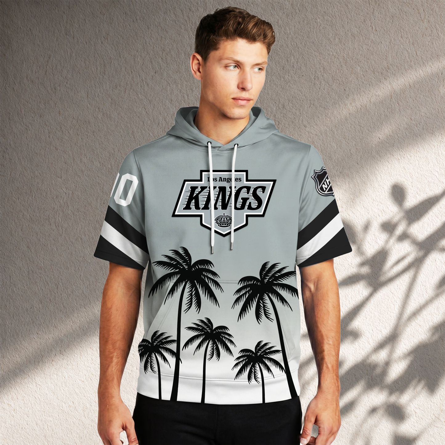 PREMIUM NHL X LAK Short Sleeve Hoodie T-Shirt FOR SUMMER HOLIDAY NDT VHM 160526