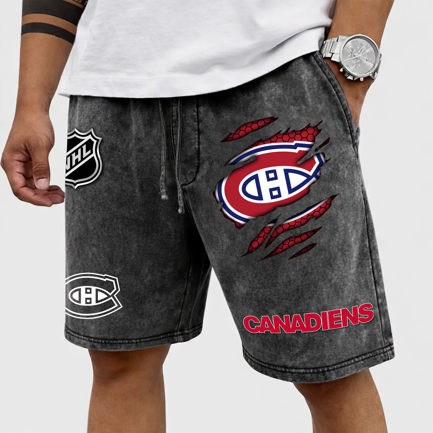 PREMIUM NHL X MC WASH SHORTS FOR SUMMER HOLIDAY NDT VHM  070426