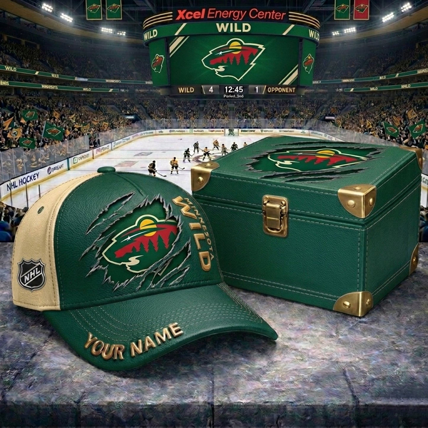 PREMIUM NHL X MW CRACK CUSTOM NAME HAT NDT NHM 160426