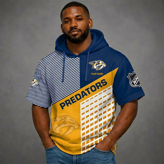 PREMIUM NHL X NP Short Sleeve Hoodie SHIRT FOR SUMMER HOLIDAY V3 NDT NHM 180526