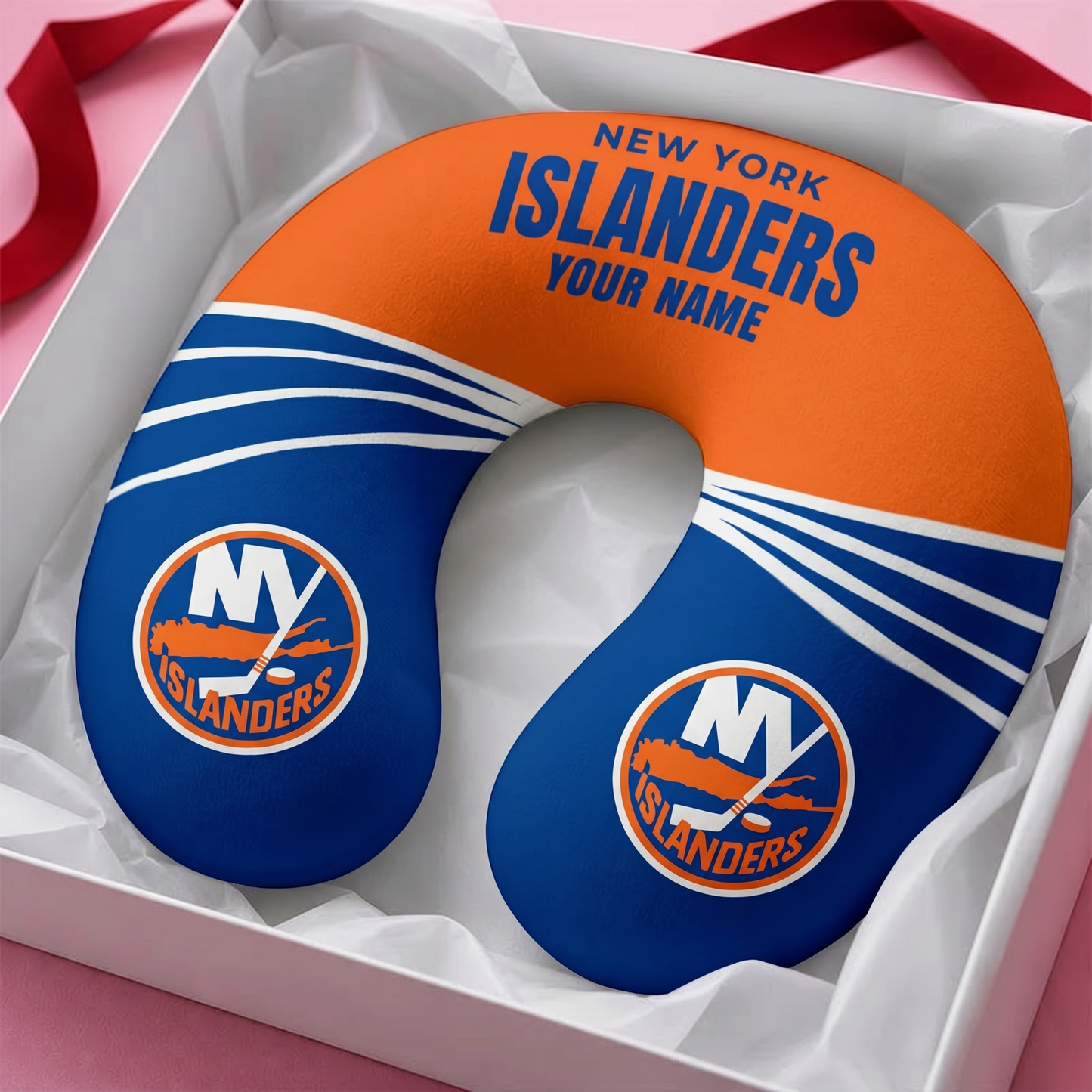 PREMIUM NHL X NYI Neck Pillow Custome Name For Fan NDT VHM 150526