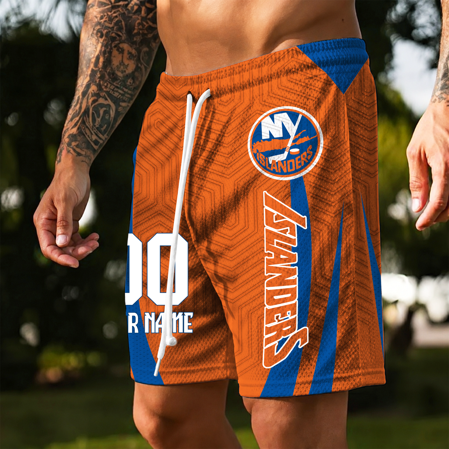 PREMIUM NHL X NYI Personalized Short Pants  For Summer Holiday NDT VHM 150526