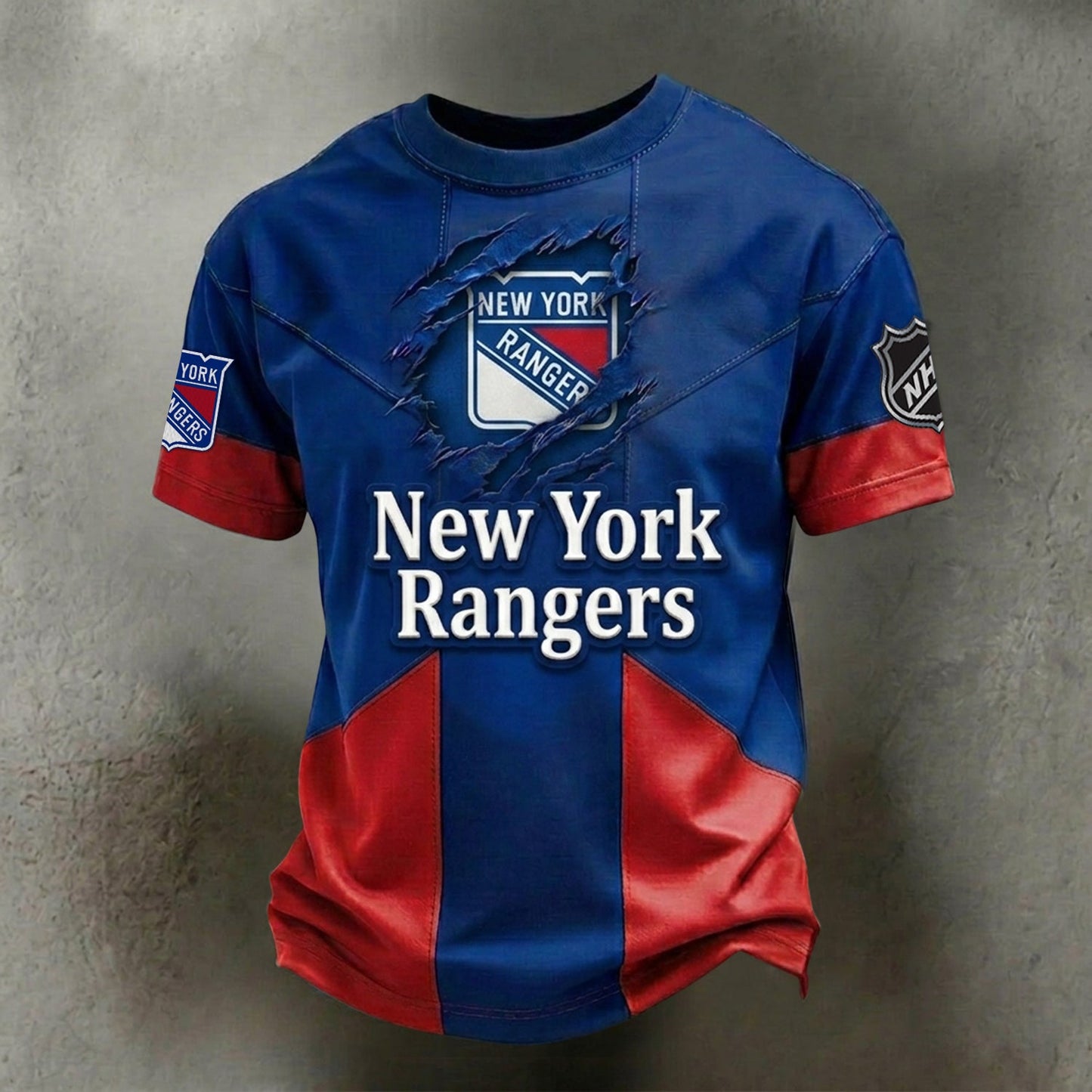 PREMIUM NHL X NYR CRACK SHIRT FOR SUMMER HOLIDAY NDT NHM 080526