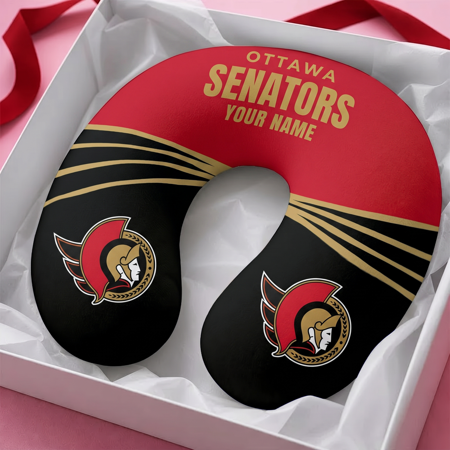 PREMIUM NHL X OS Neck Pillow Custome Name For Fan NDT VHM 150526