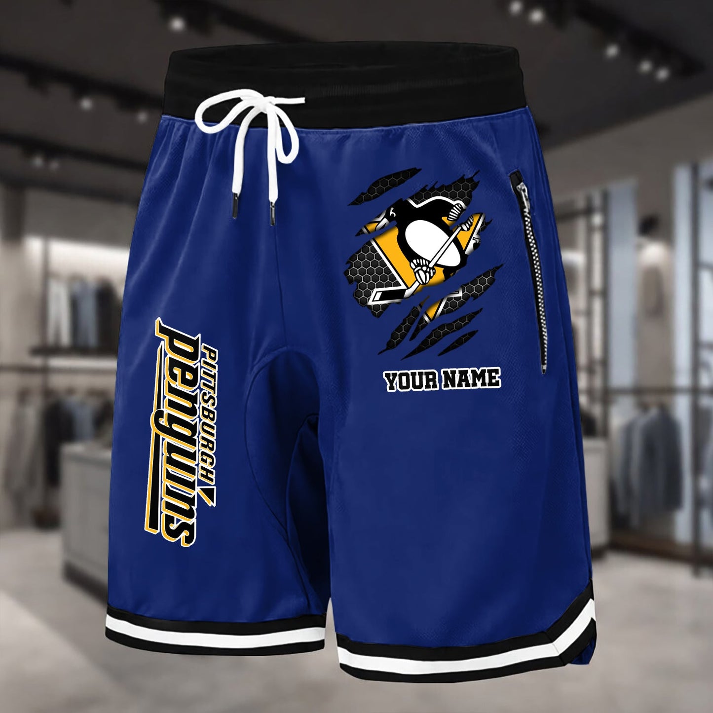 PREMIUM NHL X PP Summer Fitness Breathable Basketball Shorts NDT NHM 240426