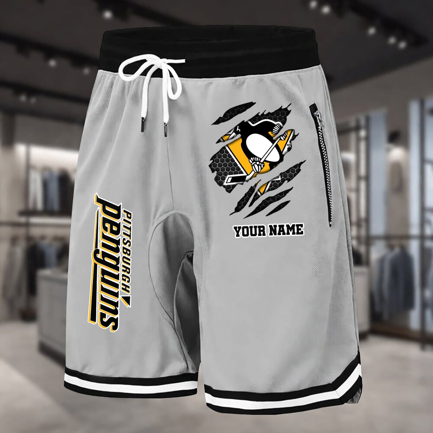 PREMIUM NHL X PP Summer Fitness Breathable Basketball Shorts NDT NHM 240426