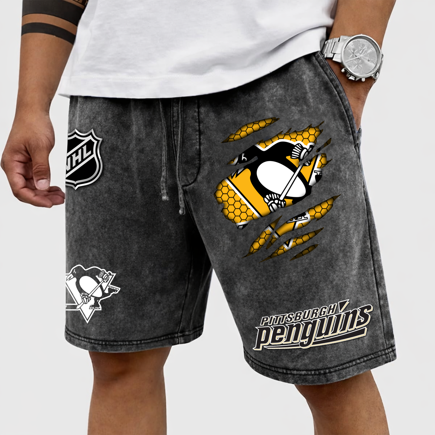 PREMIUM NHL X PP WASH SHORTS FOR SUMMER HOLIDAY NDT VHM  070426