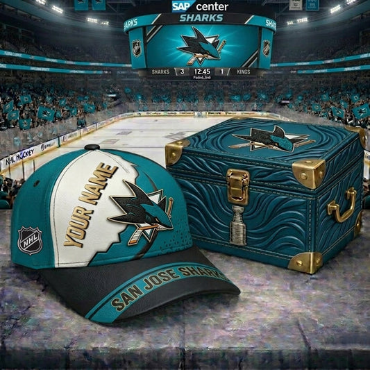PREMIUM NHL X SJS CRACK CUSTOM NAME V4 HAT NDT NHM 200426