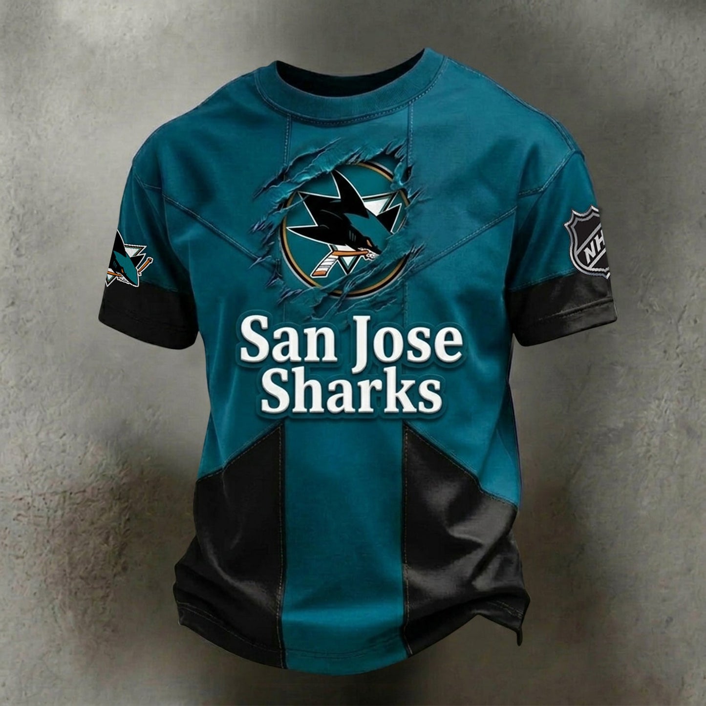 PREMIUM NHL X SJS CRACK SHIRT FOR SUMMER HOLIDAY NDT NHM 080526