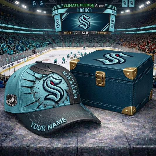 PREMIUM NHL X SK CRACK CUSTOM NAME HAT NDT NHM 140426