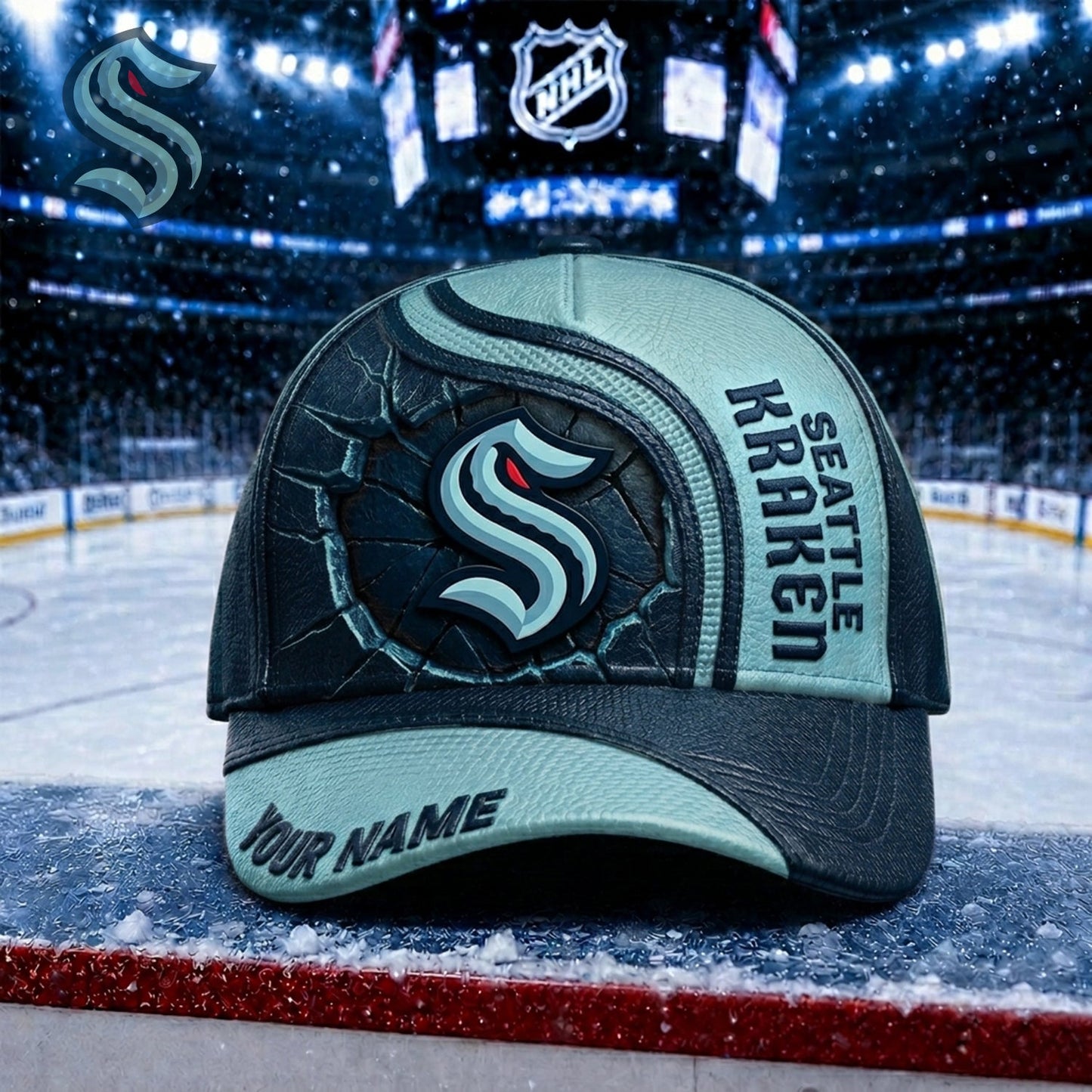 PREMIUM NHL X SK Embroidered Hockey Custom Name HAT NDT NHM 250526