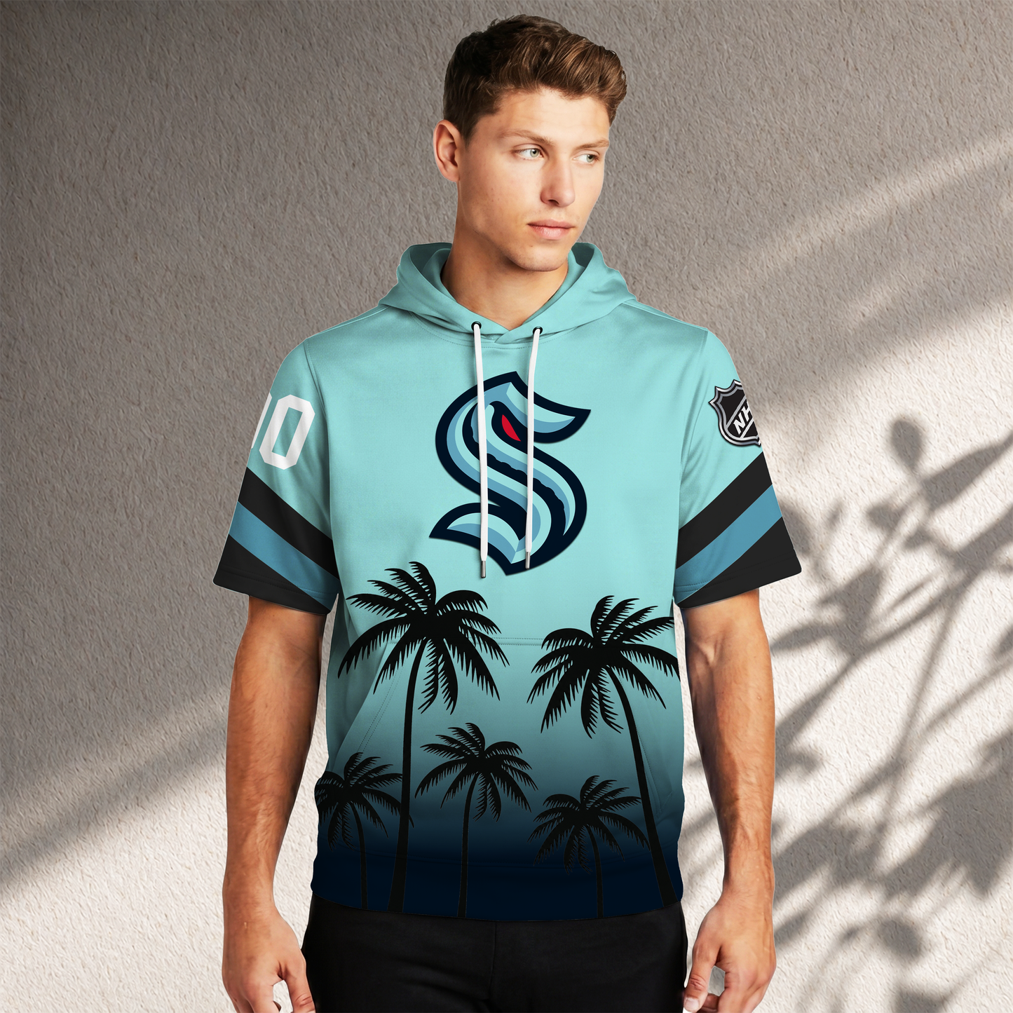 PREMIUM NHL X SK Short Sleeve Hoodie T-Shirt FOR SUMMER HOLIDAY NDT VHM 160526