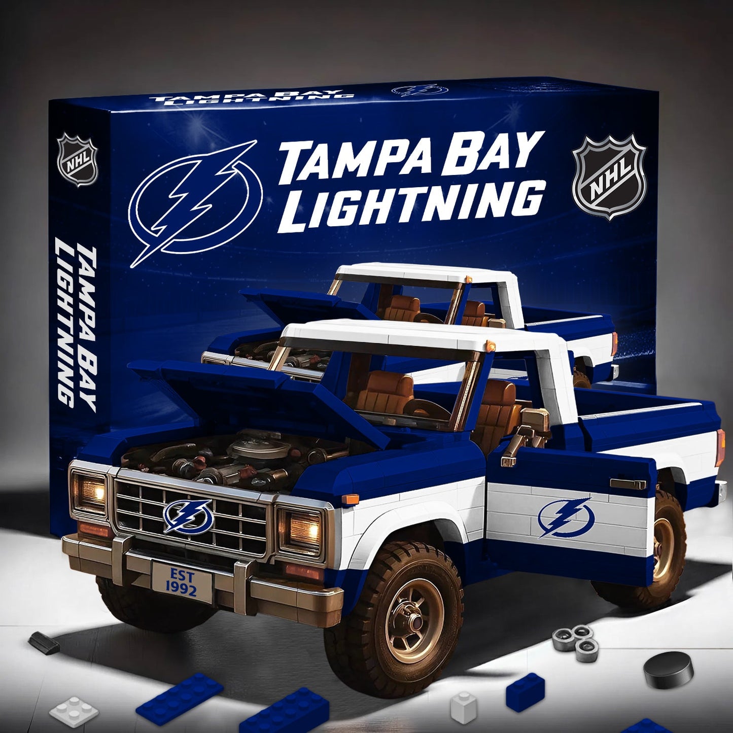 PREMIUM NHL X TBL Elite Craft Ford F150 3D Build Your Own Toy NDT NHM 180426