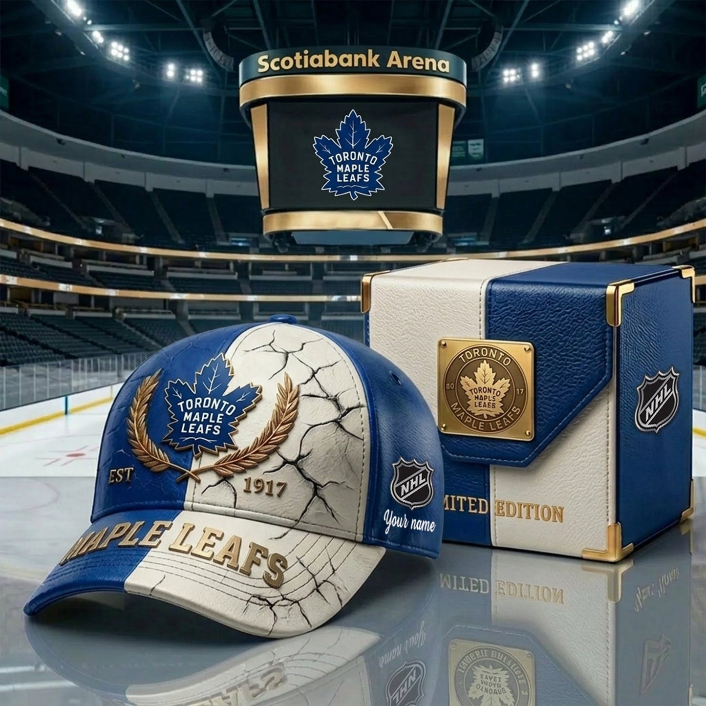 PREMIUM NHL X TML CRACK CUSTOM NAME V6 HAT NDT NHM 230426