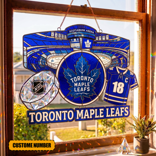 PREMIUM NHL  X TML Suncatcher Custom  Name  Limited Edition NDT VHM 240426