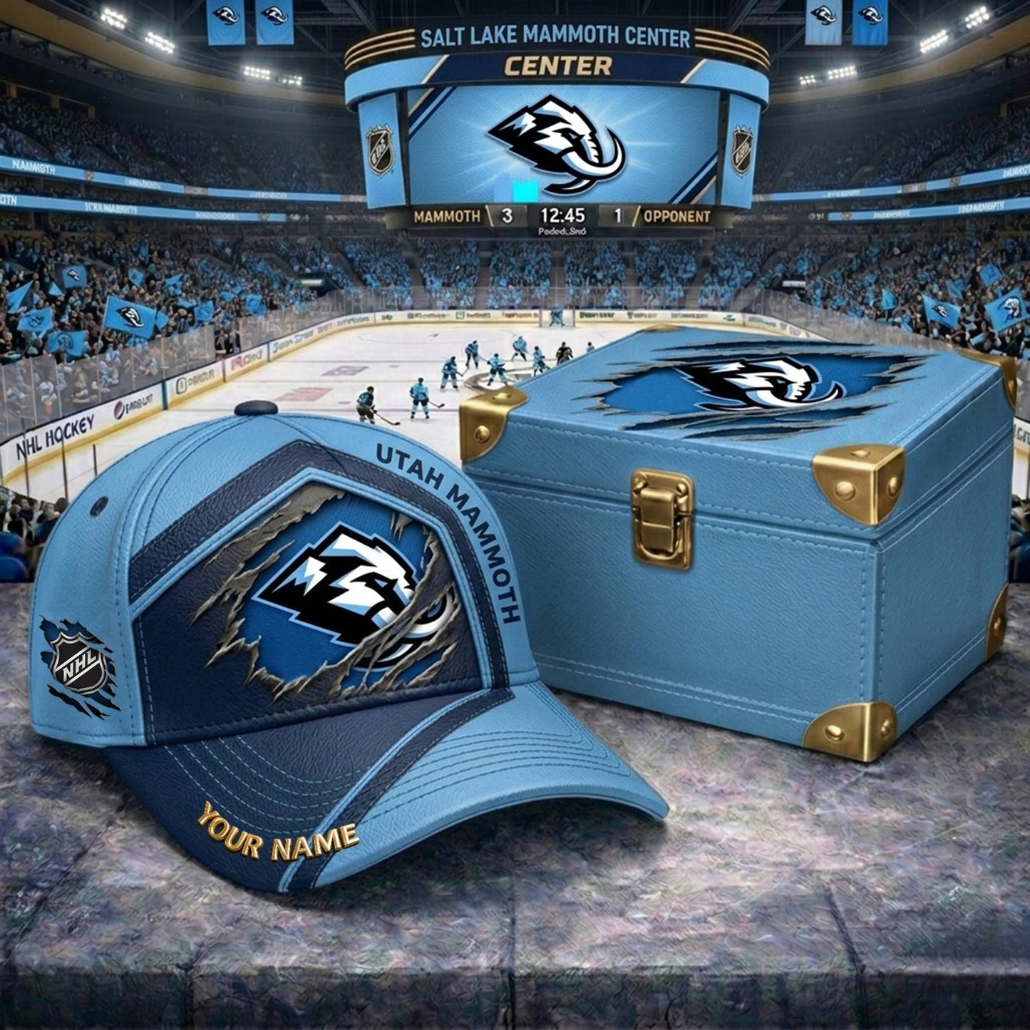 PREMIUM NHL X UM CRACK CUSTOM NAME V3 PLUS HAT NDT NHM 210426