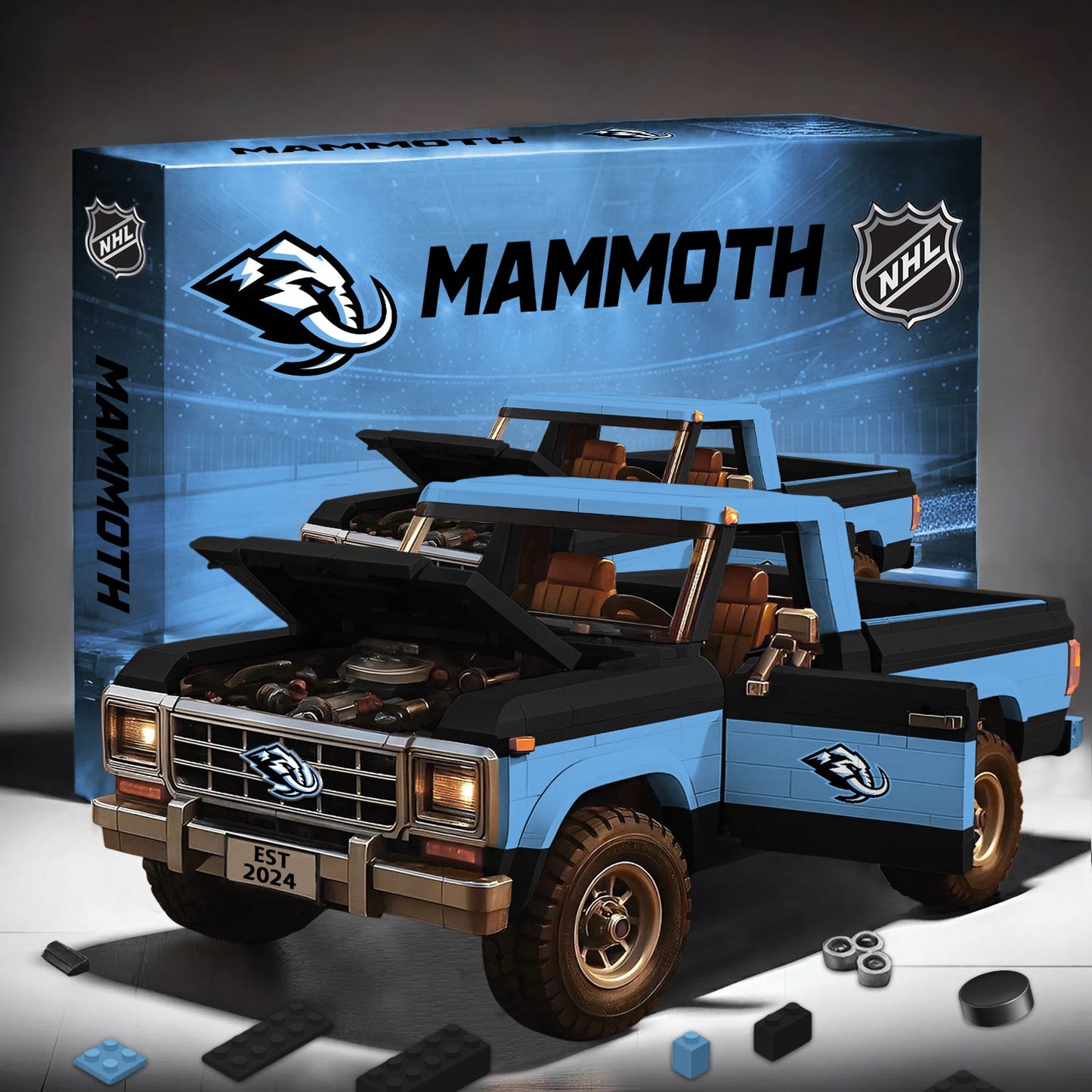 PREMIUM NHL X UM Elite Craft Ford F150 3D Build Your Own Toy NDT NHM 180426