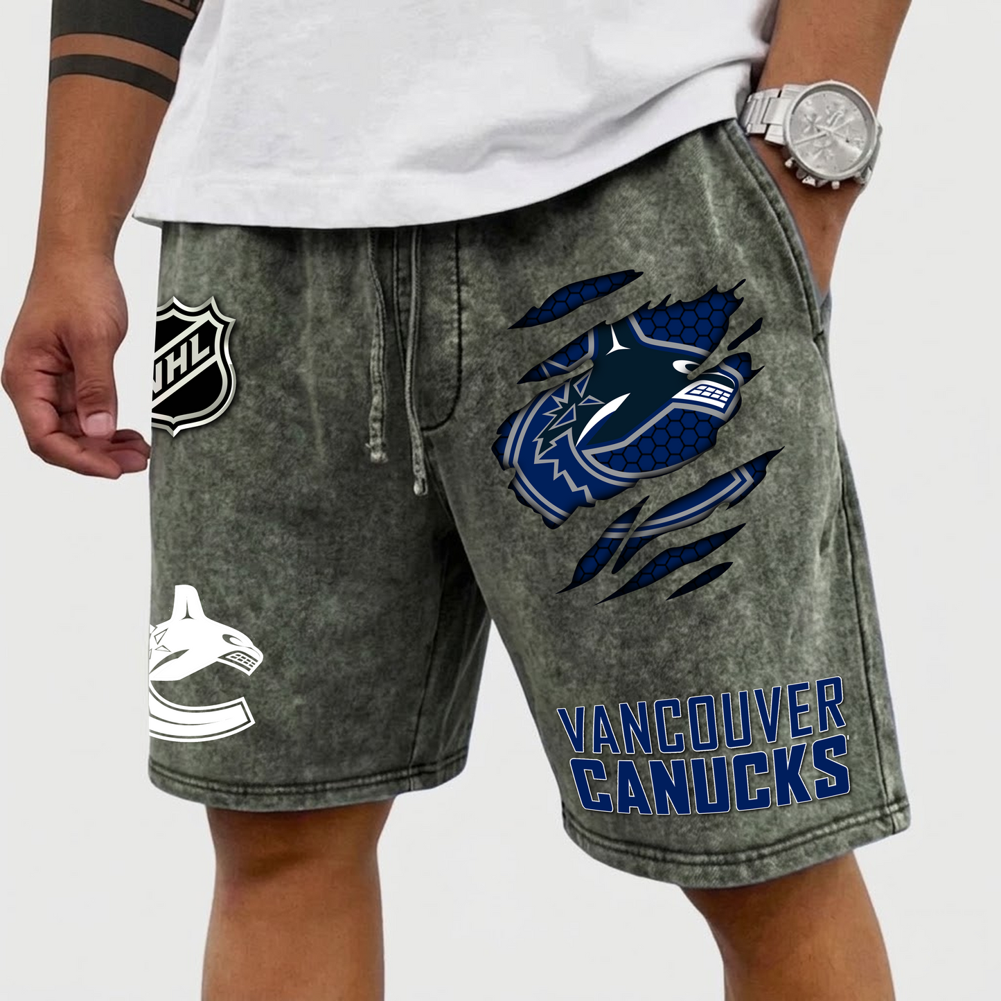 PREMIUM NHL X VC WASH SHORTS FOR SUMMER HOLIDAY NDT VHM  070426