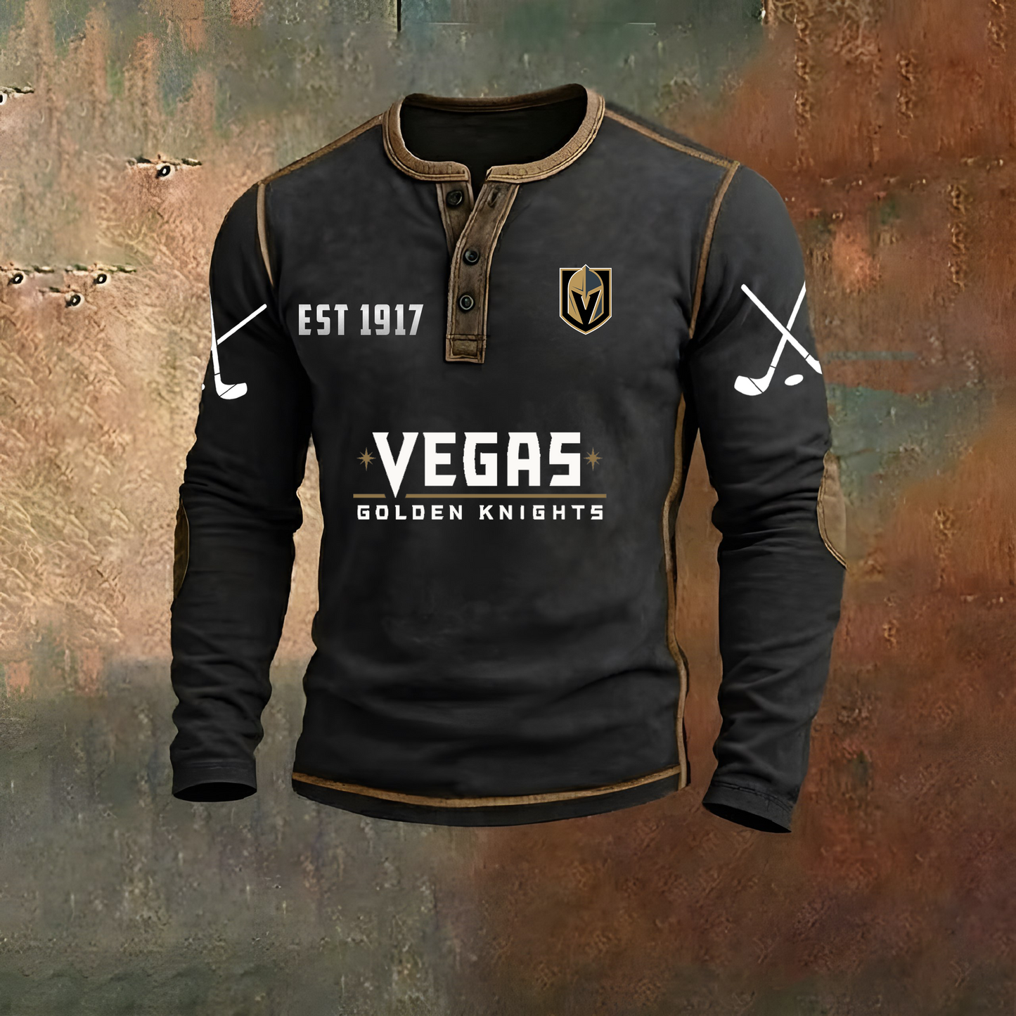 PREMIUM NHL  X VGK LONG SLEEVE SHIRT NDT VHM