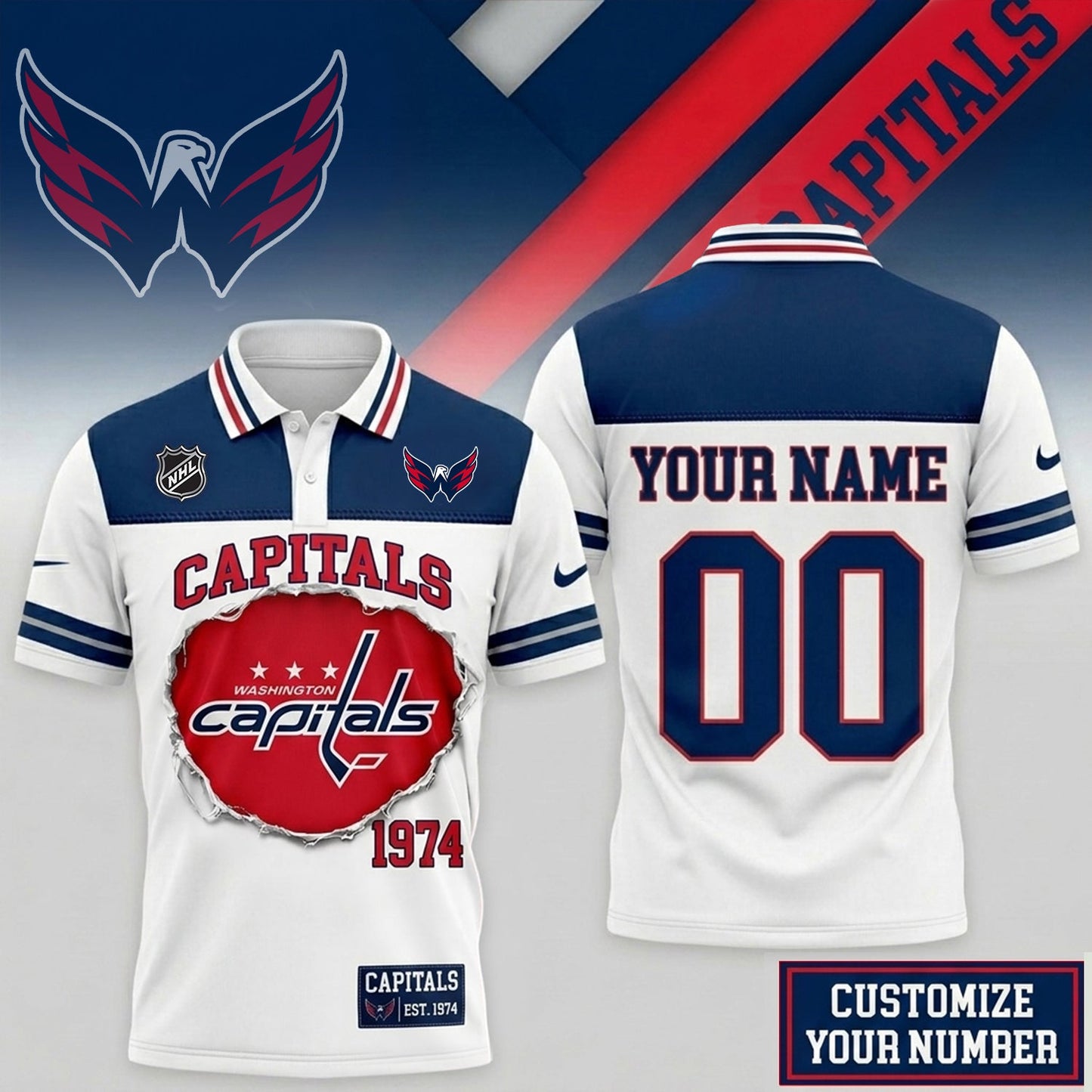 PREMIUM NHL X WC CLASSIC POLO SHIRT LIMITED EDITIONS NDT NHM 010626