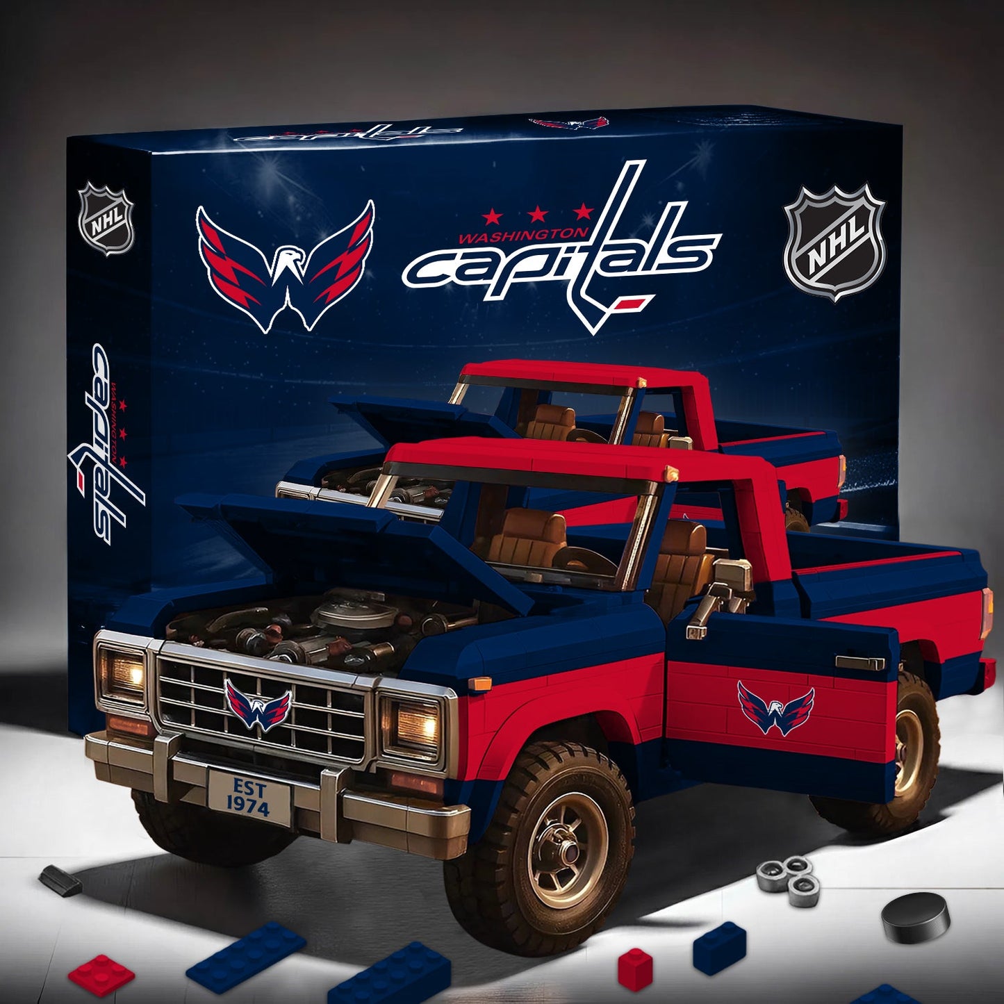 PREMIUM NHL X WC Elite Craft Ford F150 3D Build Your Own Toy NDT NHM 180426