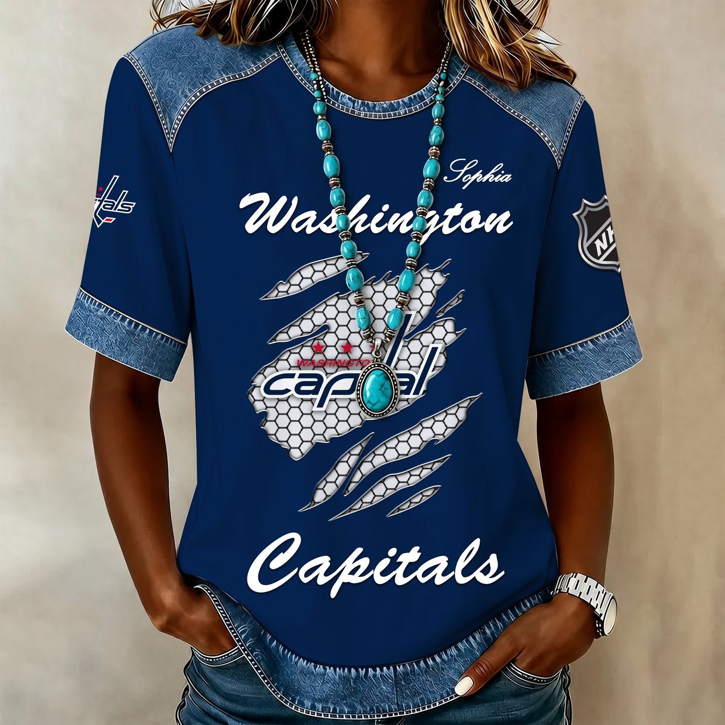 PREMIUM NHL X WC Women Retro T Shirt Custom Name Limited Edition NDT VHM 190526