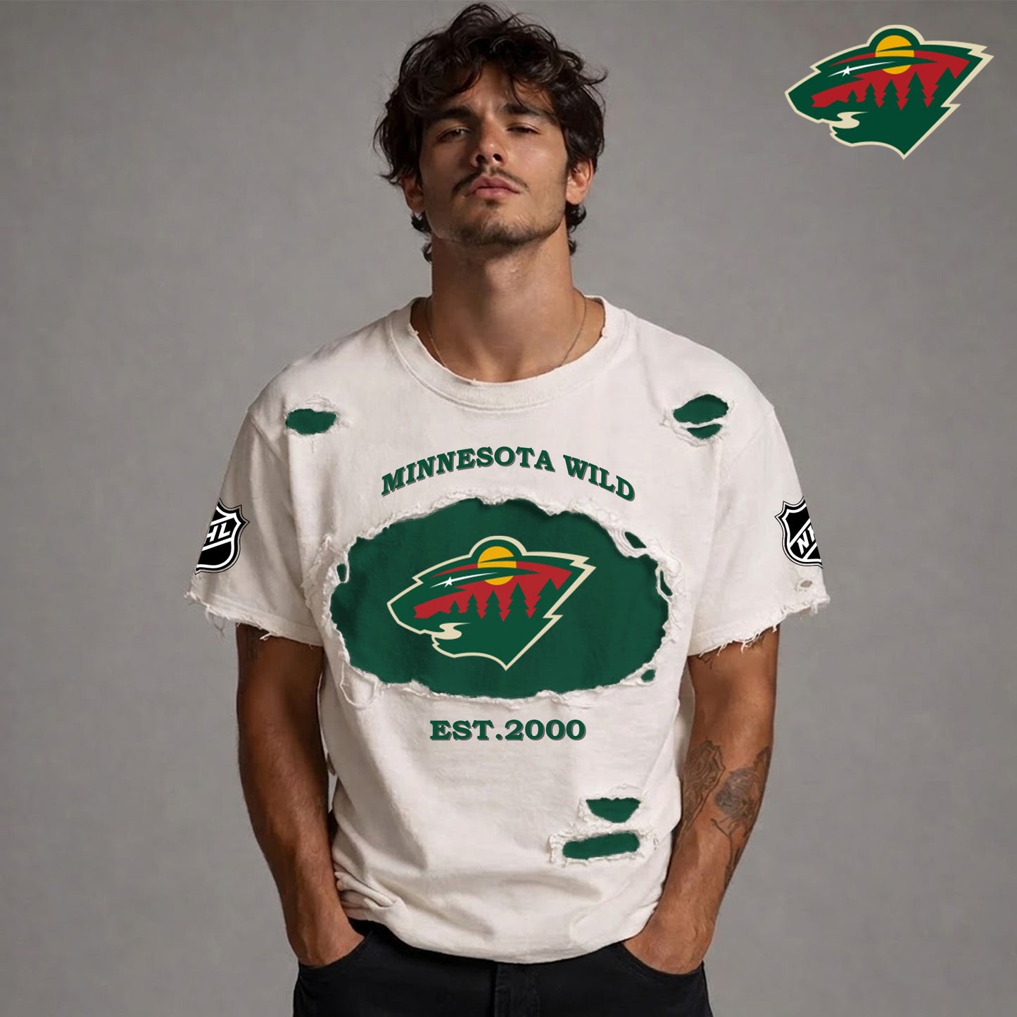 PREMIUM NHL  x MW RETRO WASH SHIRT NDT NTN 080426
