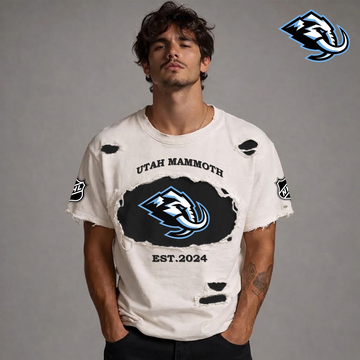 PREMIUM NHL  x um RETRO WASH SHIRT NDT NTN 080426