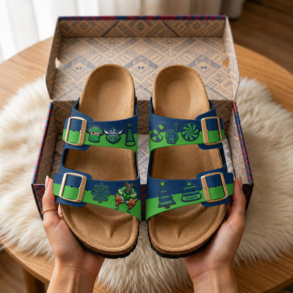 PREMIUM NRL  X CR Birken-Inspired Double-Strap Sandals For Summer Holiday NDT NTN 80526