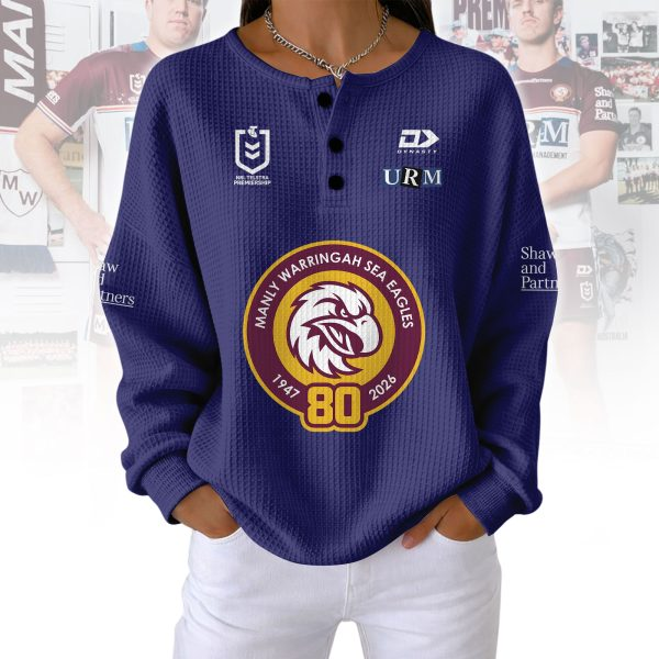 PREMIUM NRL X MWSE Woman Waffle  Classic Hoodie NDT NQK 240326