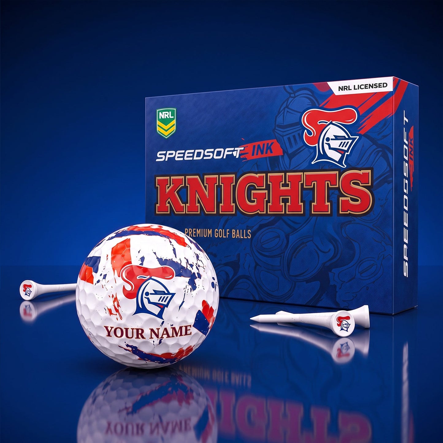 PREMIUM NRL X NK EXCLUSIVE PERSONALIZED GOLF BALL SET LIMITED EDTION