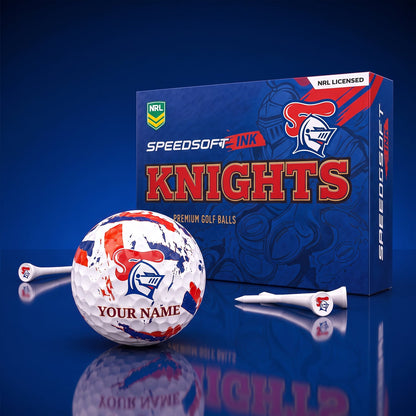 PREMIUM NRL X NK EXCLUSIVE PERSONALIZED GOLF BALL SET LIMITED EDTION
