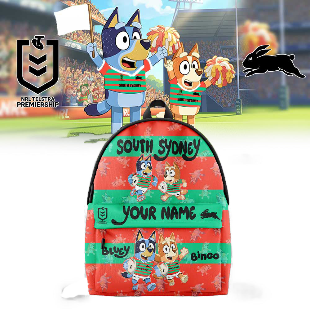 PREMIUM NRL X SSR Bluey and Bingo Back Pack Custom Name For Fans NDT LVH 310326