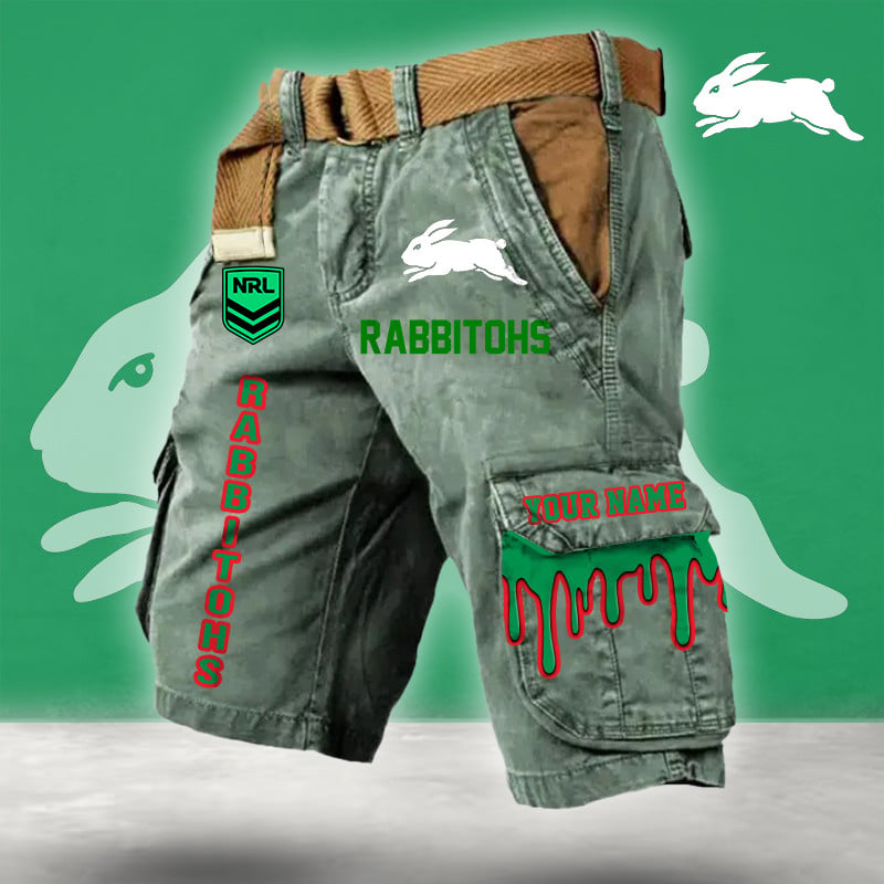 PREMIUM NRL X SSR Cargo Shorts Custom Name Limited Edition NDT LVH