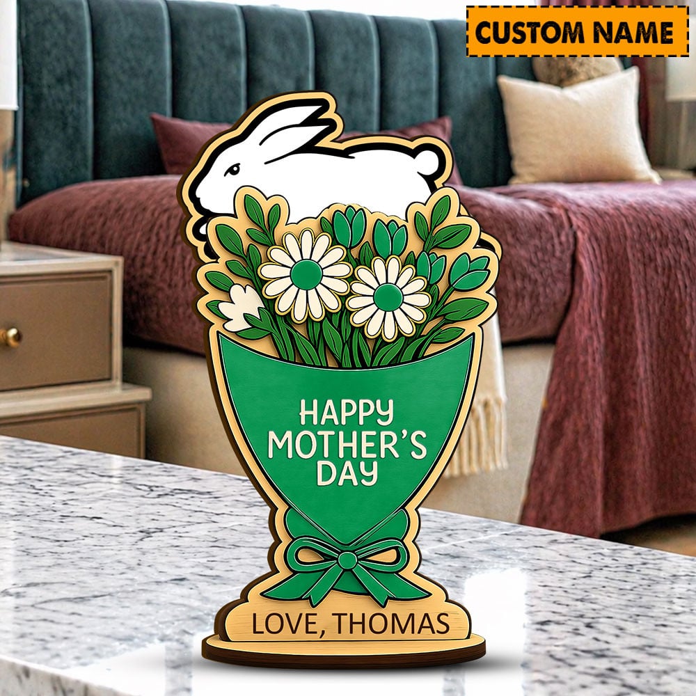 PREMIUM NRL X SSR Custom Name Happy Mother's Day Wooden Plaque Gifts For Fan NDT LVH 180426