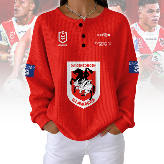 PREMIUM NRL X STG Woman Waffle  Classic Hoodie NDT NQK 240326