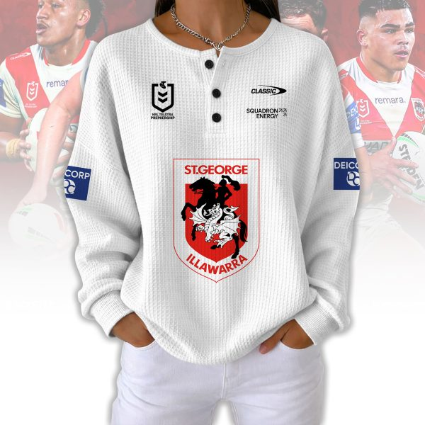 PREMIUM NRL X STG Woman Waffle  Classic Hoodie NDT NQK 240326