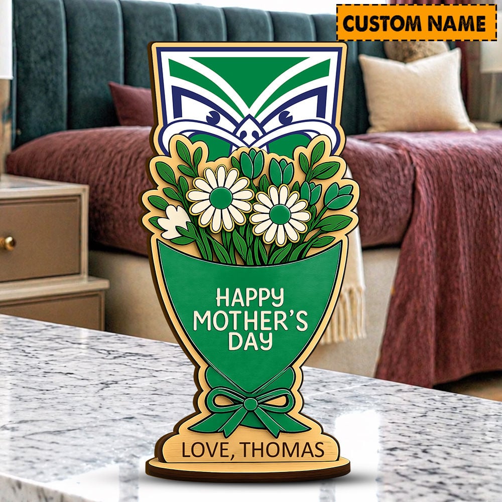 PREMIUM NRL X WAR Custom Name Happy Mother's Day Wooden Plaque Gifts For Fan NDT LVH 180426