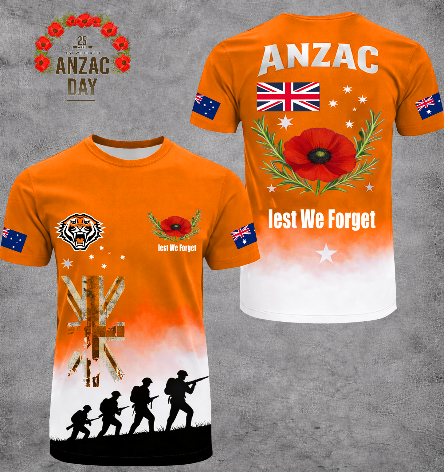 PREMIUM NRL X WT ANZAC DAY SHIRT LIMITED EDITION NDT VHM