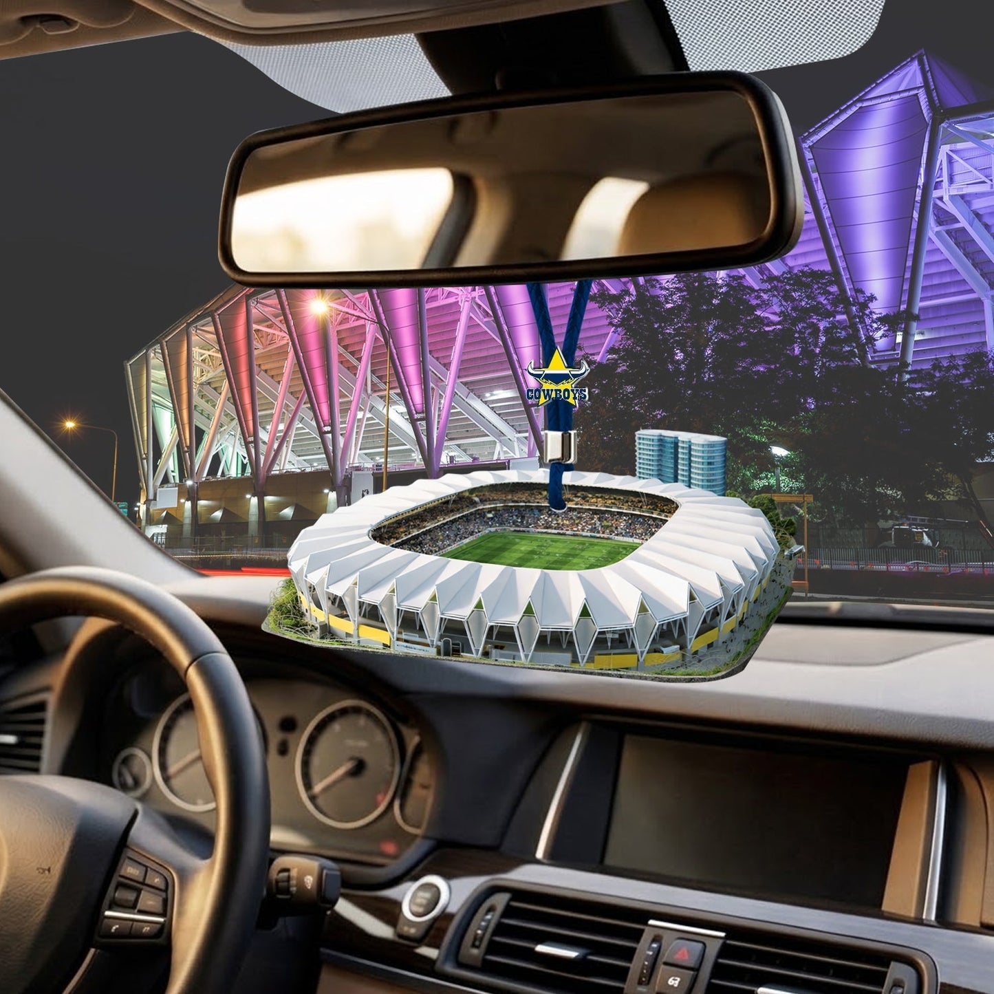 PREMIUM NRL x NQC 3D ARENA ON-BOARD GLORY ORNAMENT LIMITED EDITION NDT NHM 1003