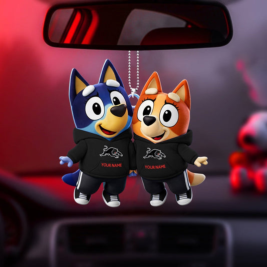 PREMIUM PP X Bluey & Bingo Car Ornament NDT NHM