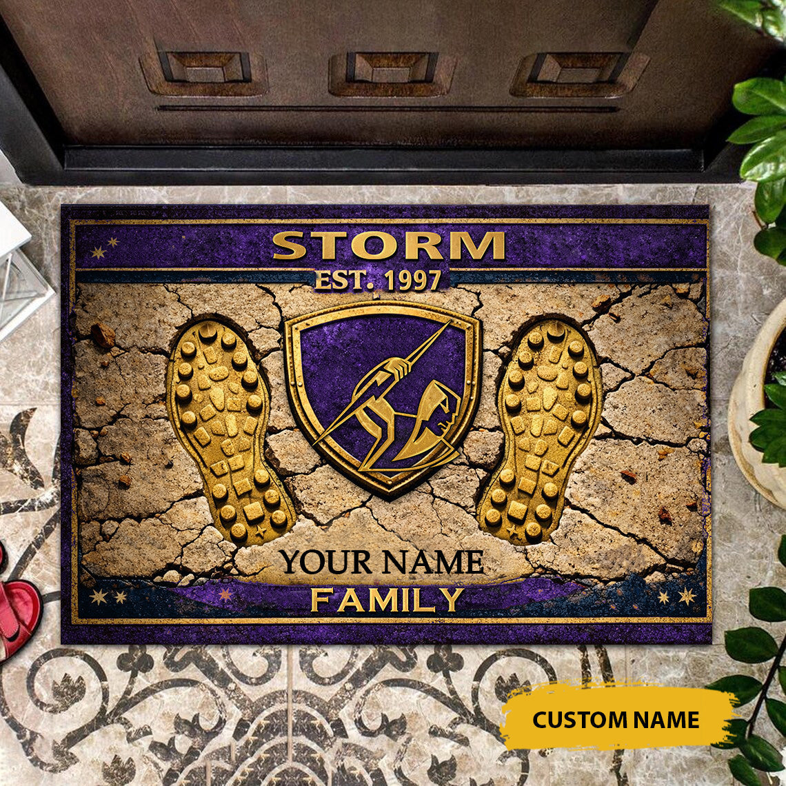 PREMIUM X  MS Doormat Personalized Limited Edition For Home NDT NTN