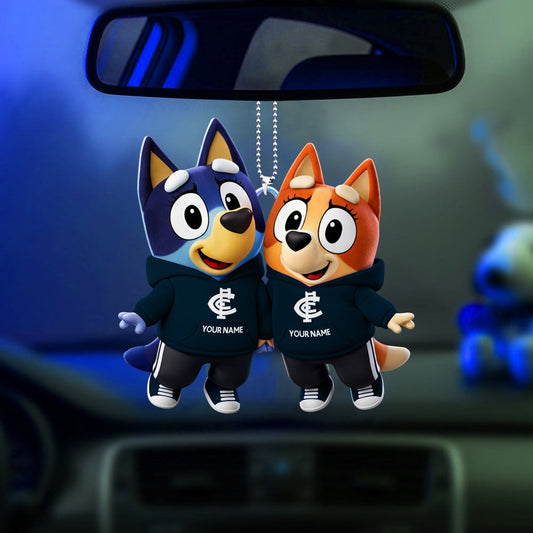 PREMIUM CAR X Bluey & Bingo Car Ornament NDT NHM 040326