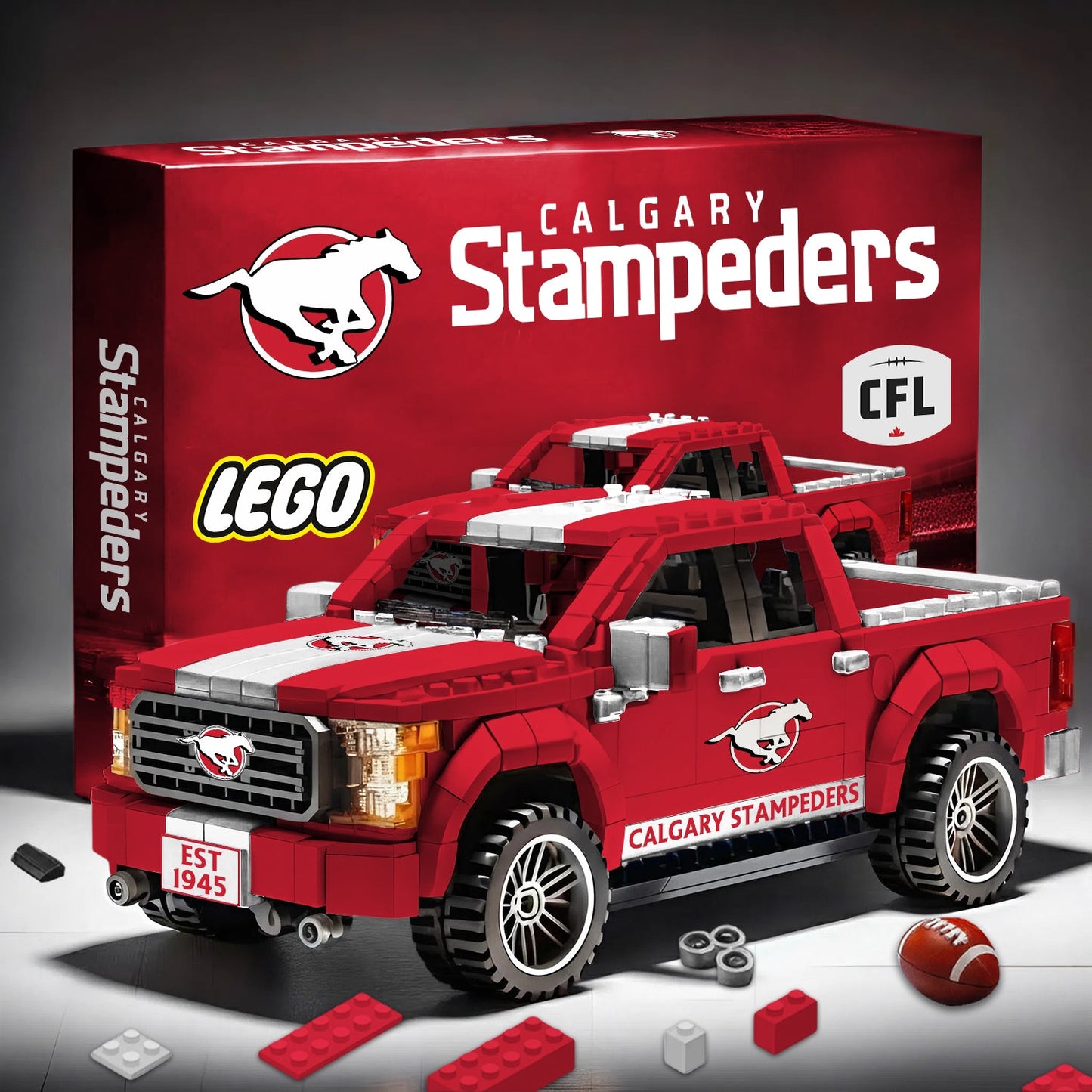 PREMIUM CFL X CS ANNIVERSARY 68TH 3D RACING TRUCK BRICK TOY NDT NHM 020426