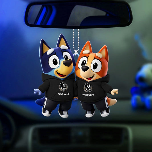 PREMIUM COL X Bluey & Bingo Car Ornament NDT NHM 040326