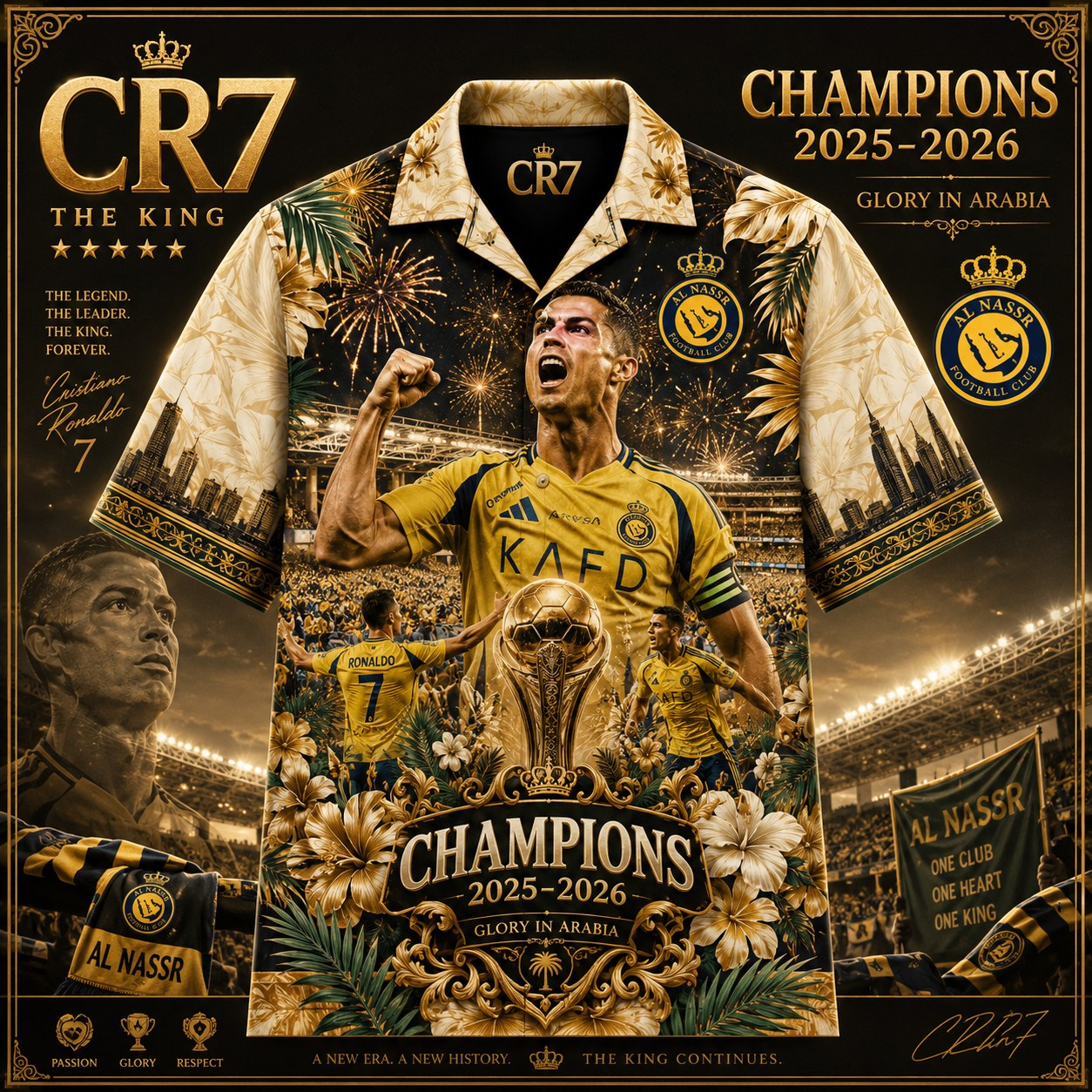 PREMIUM CR7 X THANK FOR MEMORIES HAWAI SHIRT LIMITED EDITION V03  NDT VHM 250526